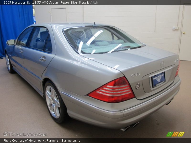 Pewter Silver Metallic / Ash 2005 Mercedes-Benz S 55 AMG Sedan