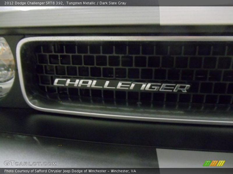 Tungsten Metallic / Dark Slate Gray 2012 Dodge Challenger SRT8 392