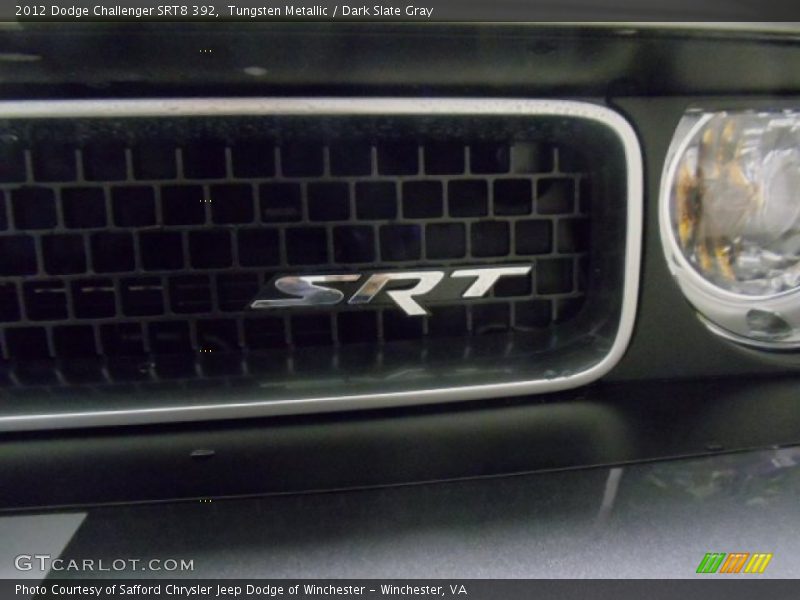 Tungsten Metallic / Dark Slate Gray 2012 Dodge Challenger SRT8 392