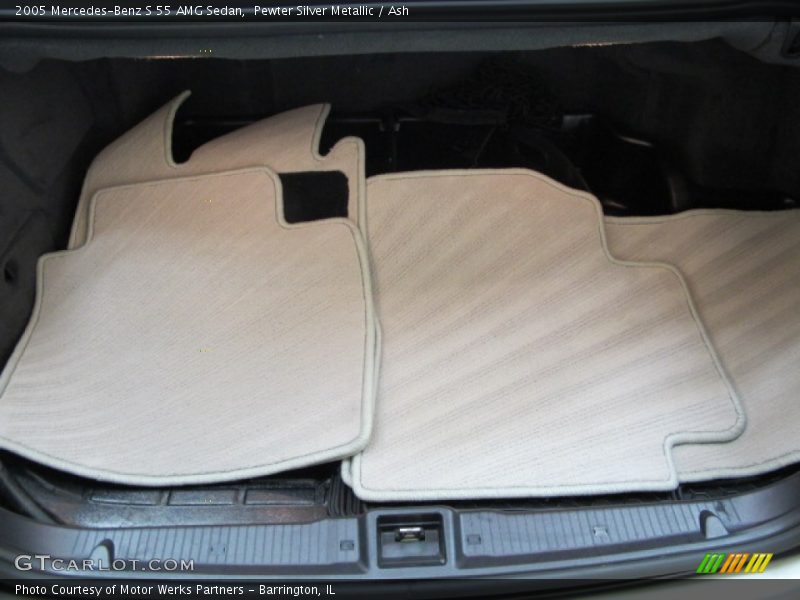Pewter Silver Metallic / Ash 2005 Mercedes-Benz S 55 AMG Sedan