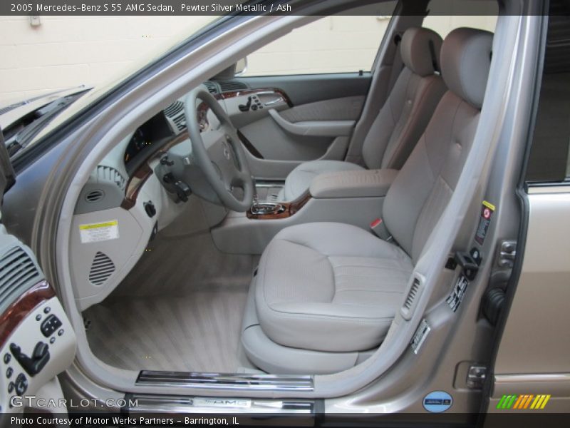  2005 S 55 AMG Sedan Ash Interior