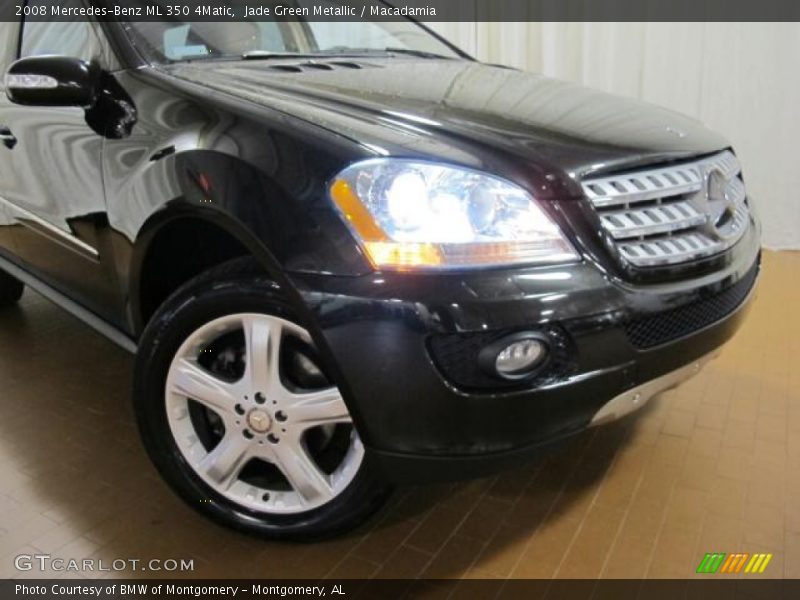 Jade Green Metallic / Macadamia 2008 Mercedes-Benz ML 350 4Matic