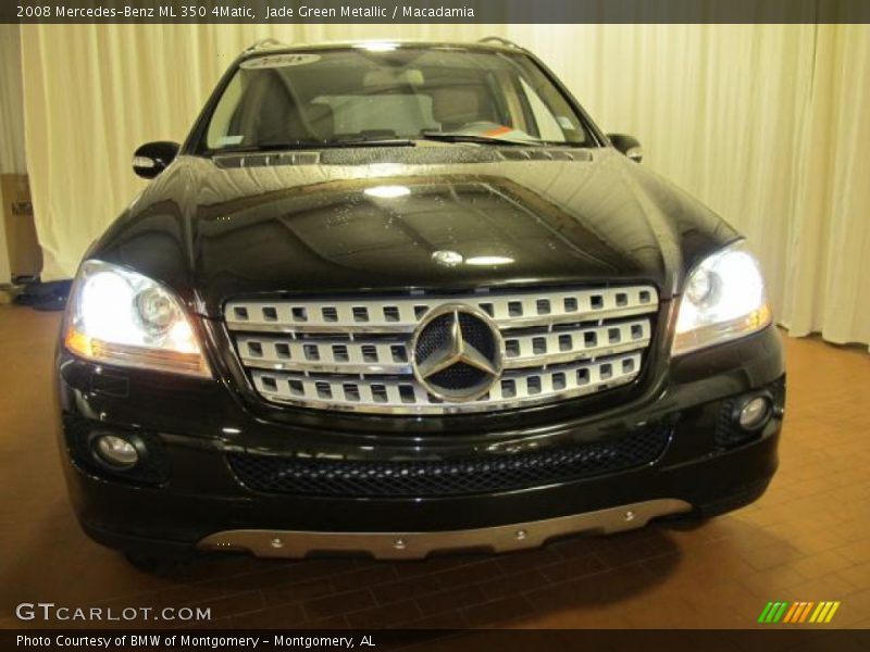 Jade Green Metallic / Macadamia 2008 Mercedes-Benz ML 350 4Matic