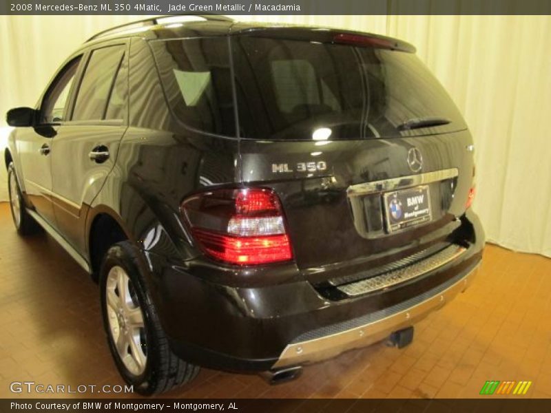 Jade Green Metallic / Macadamia 2008 Mercedes-Benz ML 350 4Matic