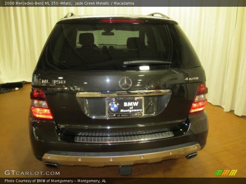 Jade Green Metallic / Macadamia 2008 Mercedes-Benz ML 350 4Matic