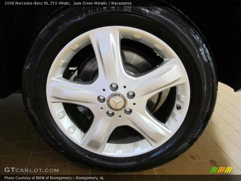 Jade Green Metallic / Macadamia 2008 Mercedes-Benz ML 350 4Matic