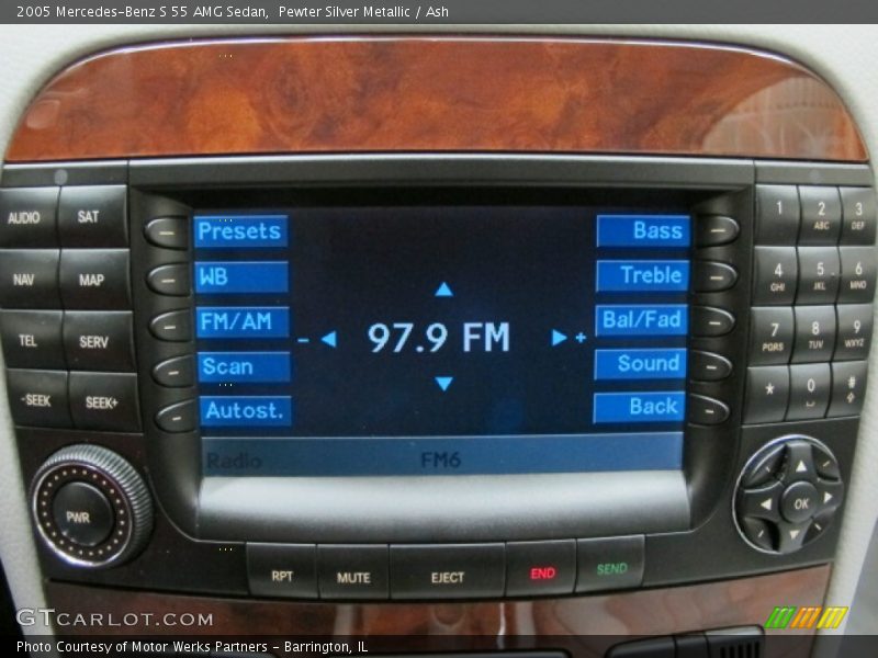 Audio System of 2005 S 55 AMG Sedan