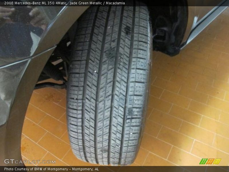 Jade Green Metallic / Macadamia 2008 Mercedes-Benz ML 350 4Matic