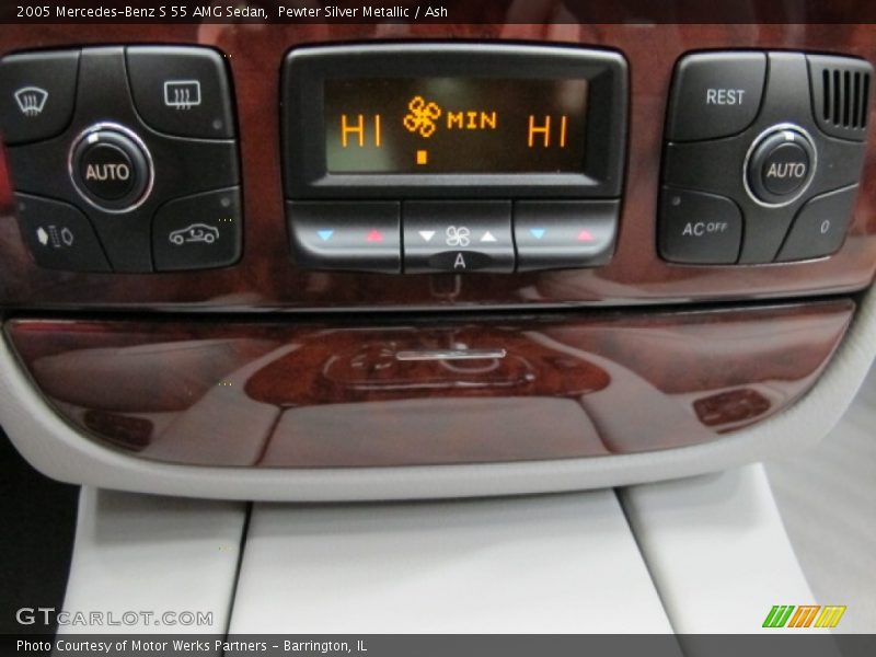 Pewter Silver Metallic / Ash 2005 Mercedes-Benz S 55 AMG Sedan