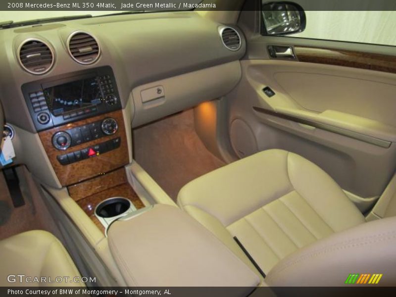 Jade Green Metallic / Macadamia 2008 Mercedes-Benz ML 350 4Matic