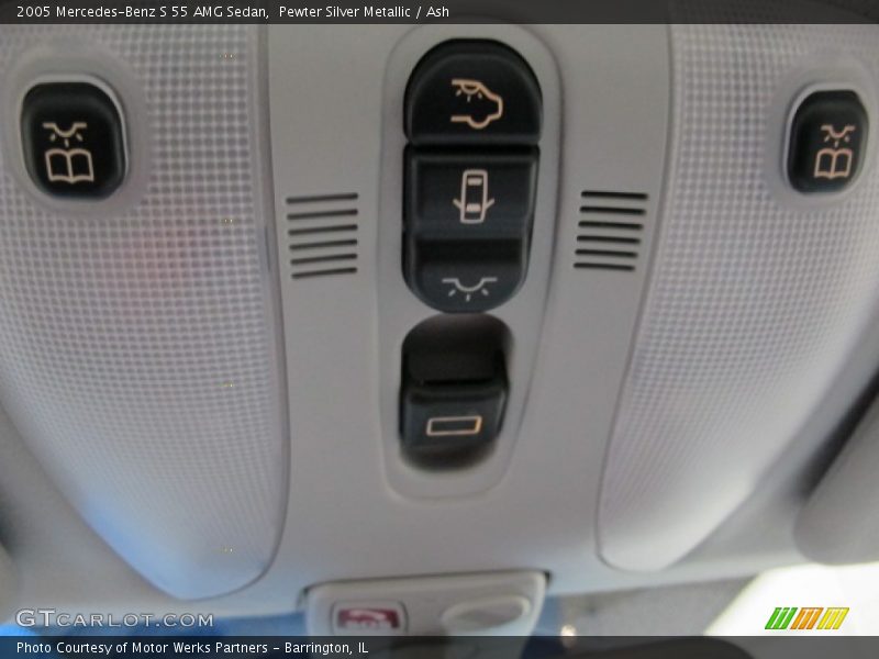 Pewter Silver Metallic / Ash 2005 Mercedes-Benz S 55 AMG Sedan