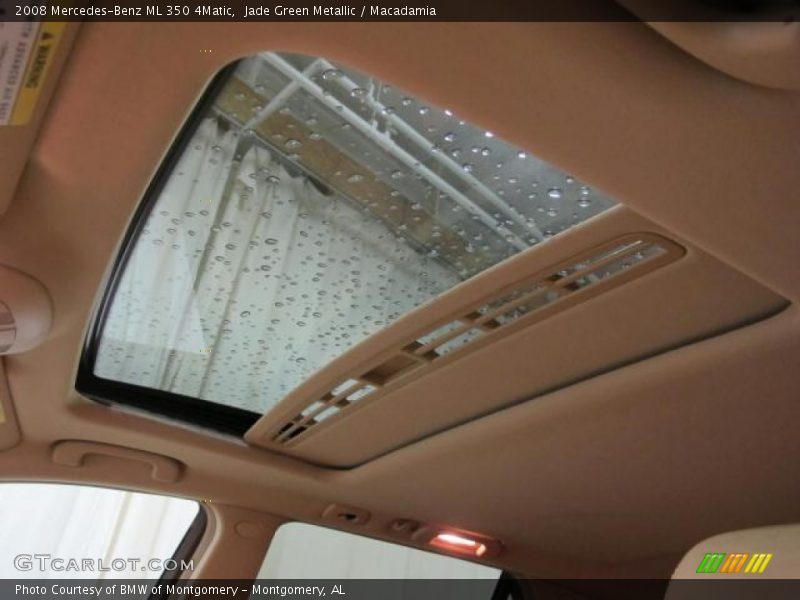 Jade Green Metallic / Macadamia 2008 Mercedes-Benz ML 350 4Matic