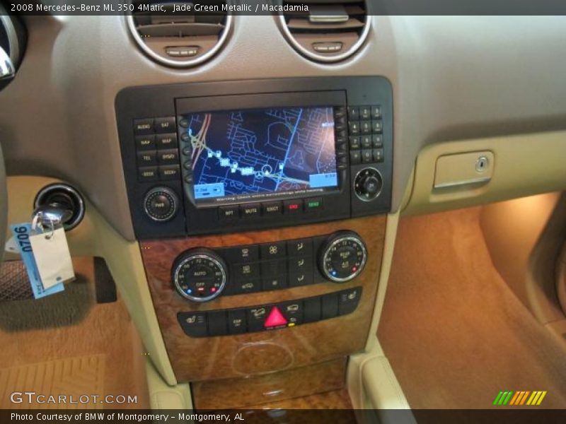 Jade Green Metallic / Macadamia 2008 Mercedes-Benz ML 350 4Matic