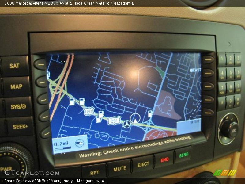 Jade Green Metallic / Macadamia 2008 Mercedes-Benz ML 350 4Matic