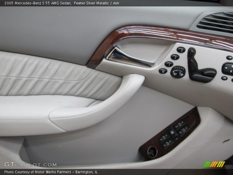 Pewter Silver Metallic / Ash 2005 Mercedes-Benz S 55 AMG Sedan
