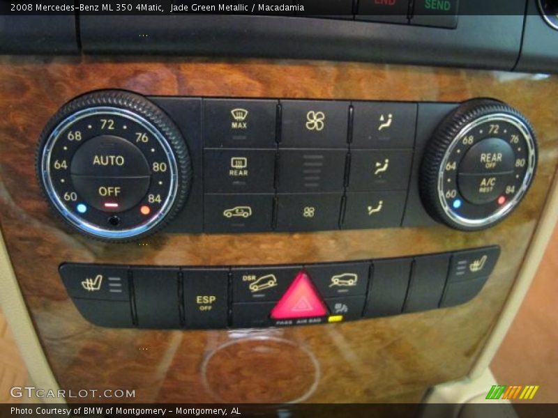 Jade Green Metallic / Macadamia 2008 Mercedes-Benz ML 350 4Matic