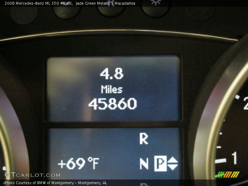 Jade Green Metallic / Macadamia 2008 Mercedes-Benz ML 350 4Matic