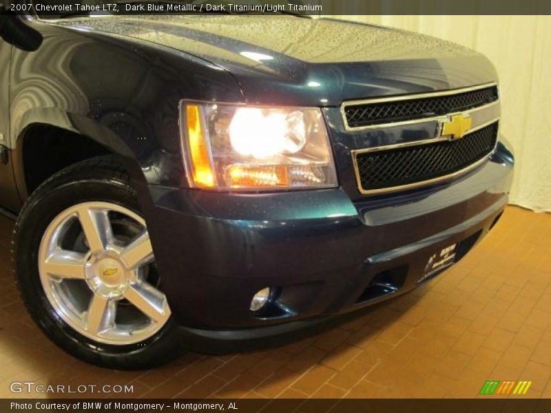 Dark Blue Metallic / Dark Titanium/Light Titanium 2007 Chevrolet Tahoe LTZ