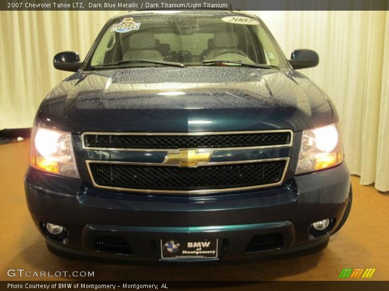 Dark Blue Metallic / Dark Titanium/Light Titanium 2007 Chevrolet Tahoe LTZ