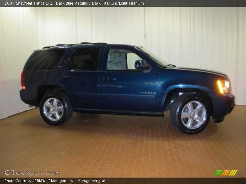 Dark Blue Metallic / Dark Titanium/Light Titanium 2007 Chevrolet Tahoe LTZ