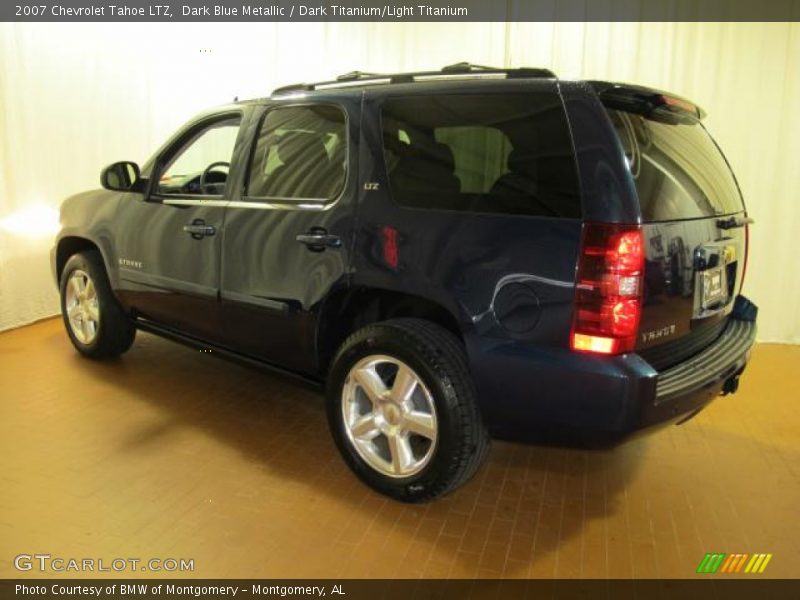 Dark Blue Metallic / Dark Titanium/Light Titanium 2007 Chevrolet Tahoe LTZ