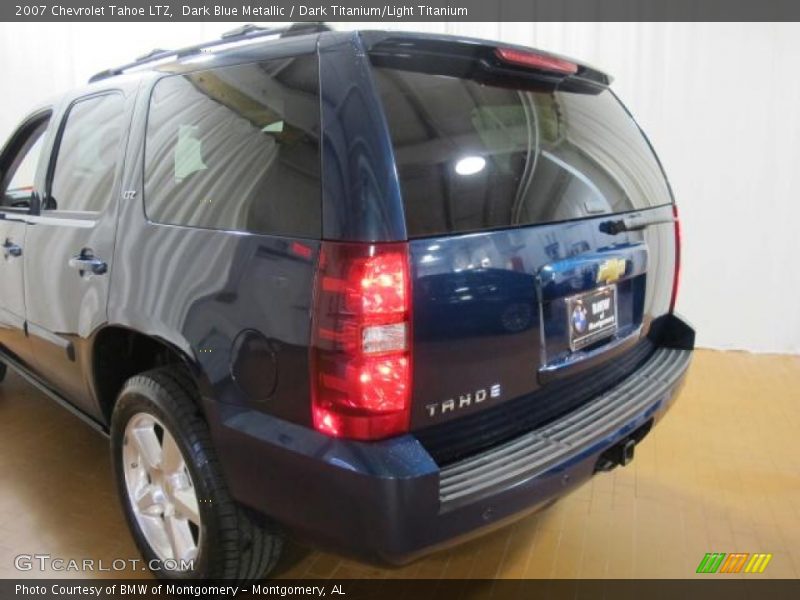 Dark Blue Metallic / Dark Titanium/Light Titanium 2007 Chevrolet Tahoe LTZ