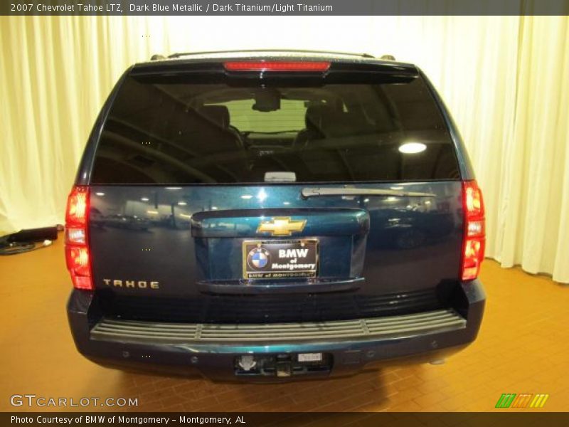 Dark Blue Metallic / Dark Titanium/Light Titanium 2007 Chevrolet Tahoe LTZ