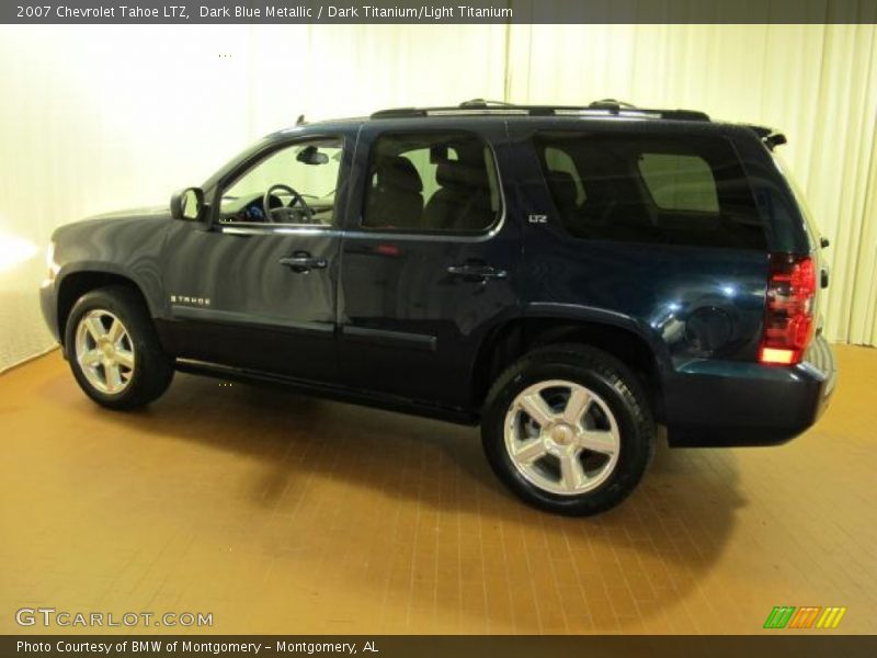 Dark Blue Metallic / Dark Titanium/Light Titanium 2007 Chevrolet Tahoe LTZ