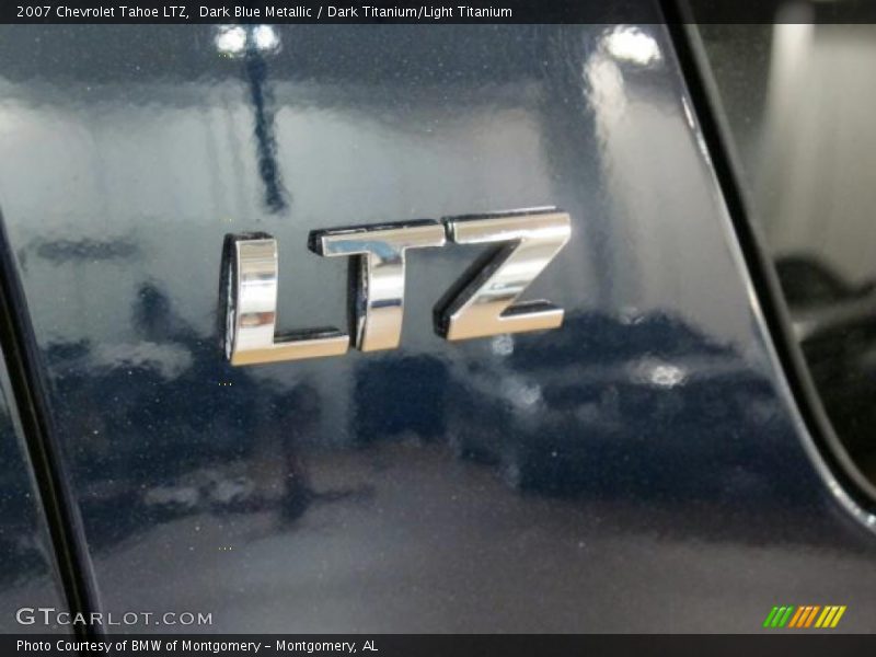 Dark Blue Metallic / Dark Titanium/Light Titanium 2007 Chevrolet Tahoe LTZ