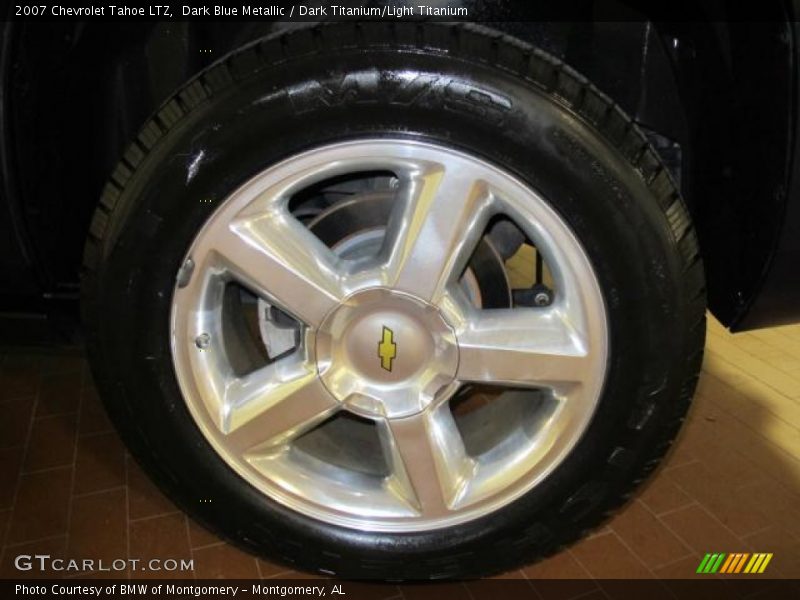 Dark Blue Metallic / Dark Titanium/Light Titanium 2007 Chevrolet Tahoe LTZ