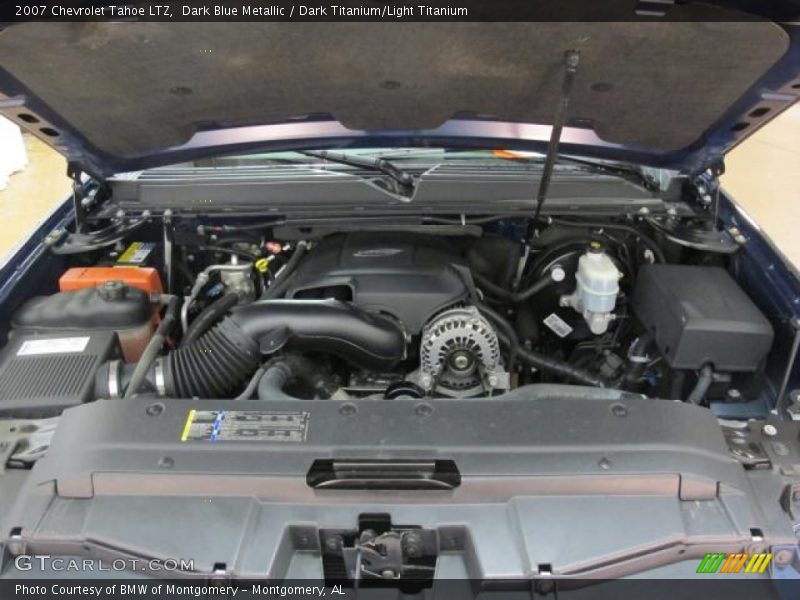 Dark Blue Metallic / Dark Titanium/Light Titanium 2007 Chevrolet Tahoe LTZ