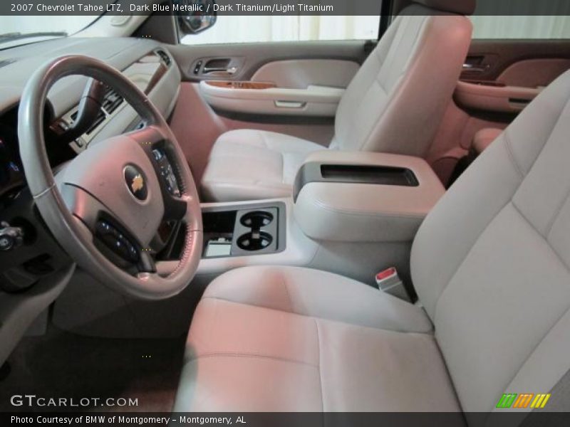 Dark Blue Metallic / Dark Titanium/Light Titanium 2007 Chevrolet Tahoe LTZ