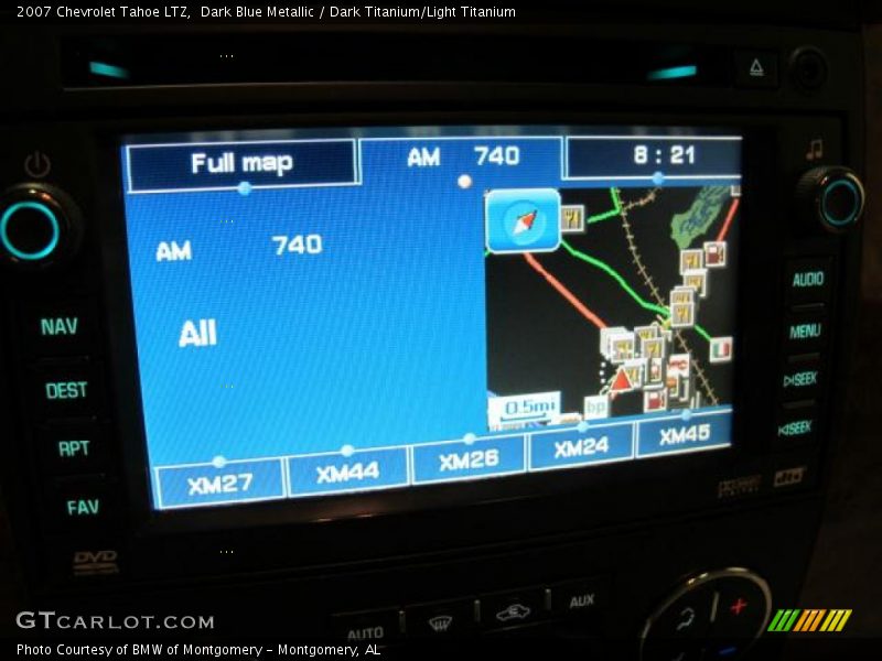 Dark Blue Metallic / Dark Titanium/Light Titanium 2007 Chevrolet Tahoe LTZ