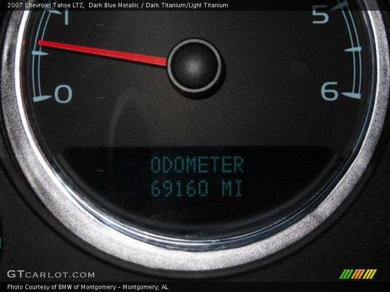 Dark Blue Metallic / Dark Titanium/Light Titanium 2007 Chevrolet Tahoe LTZ