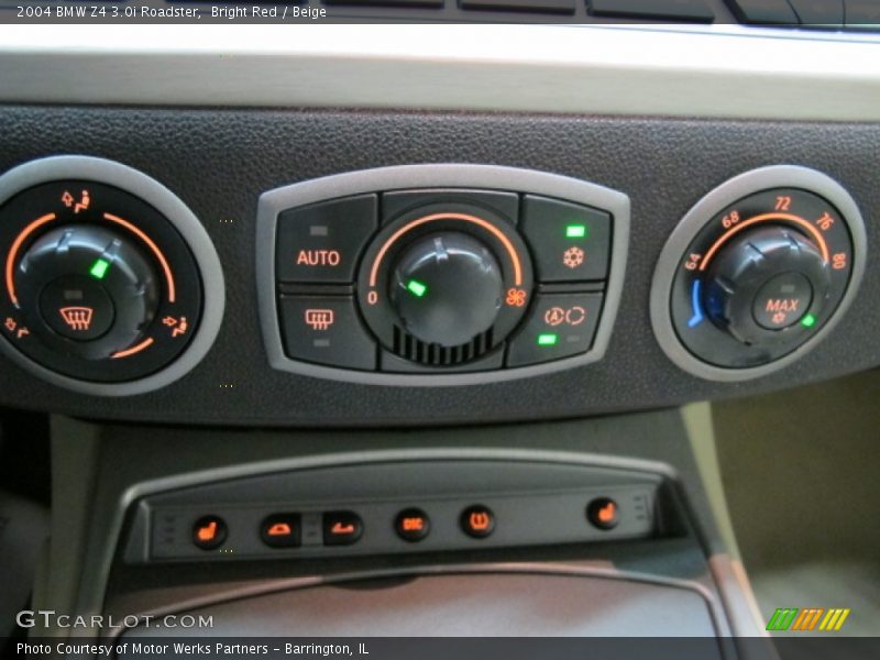 Bright Red / Beige 2004 BMW Z4 3.0i Roadster