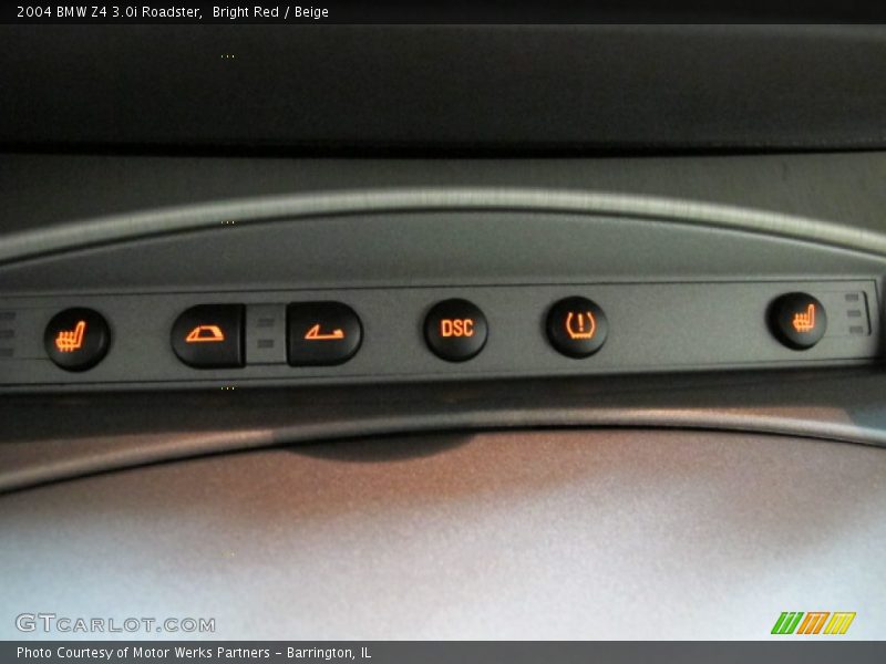 Bright Red / Beige 2004 BMW Z4 3.0i Roadster