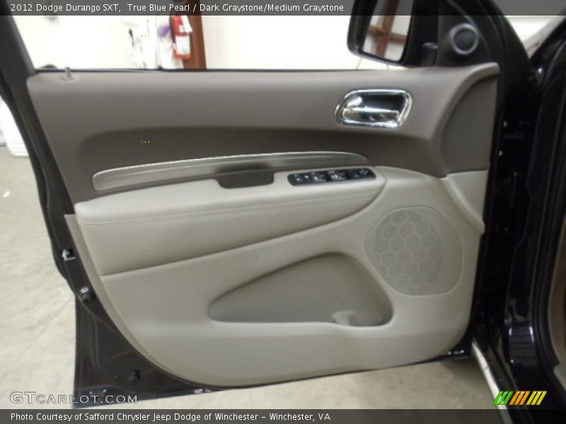 True Blue Pearl / Dark Graystone/Medium Graystone 2012 Dodge Durango SXT