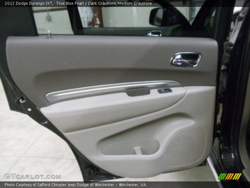 True Blue Pearl / Dark Graystone/Medium Graystone 2012 Dodge Durango SXT