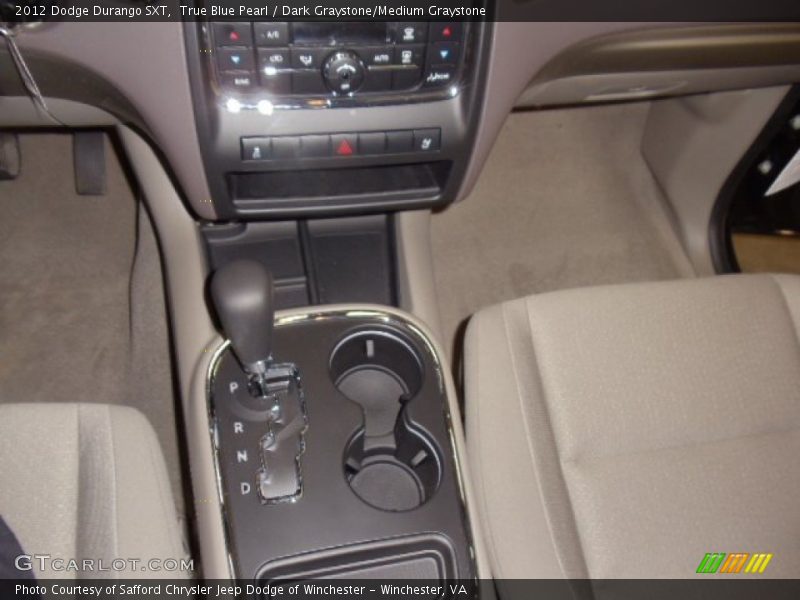 True Blue Pearl / Dark Graystone/Medium Graystone 2012 Dodge Durango SXT
