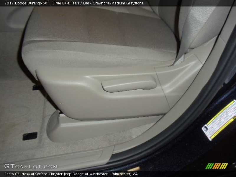 True Blue Pearl / Dark Graystone/Medium Graystone 2012 Dodge Durango SXT