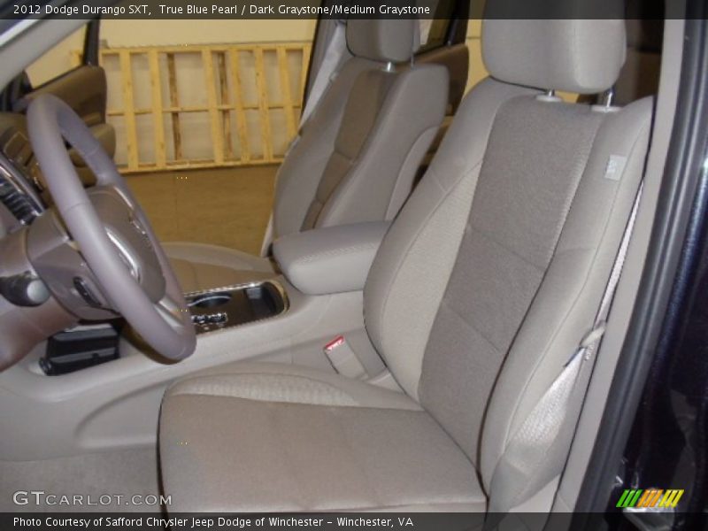 True Blue Pearl / Dark Graystone/Medium Graystone 2012 Dodge Durango SXT