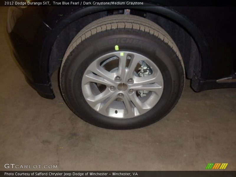 True Blue Pearl / Dark Graystone/Medium Graystone 2012 Dodge Durango SXT
