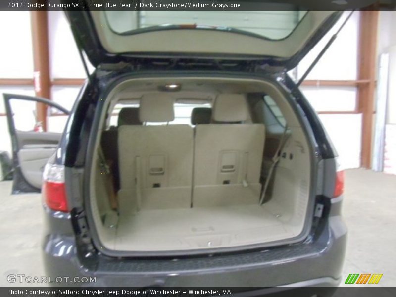 True Blue Pearl / Dark Graystone/Medium Graystone 2012 Dodge Durango SXT