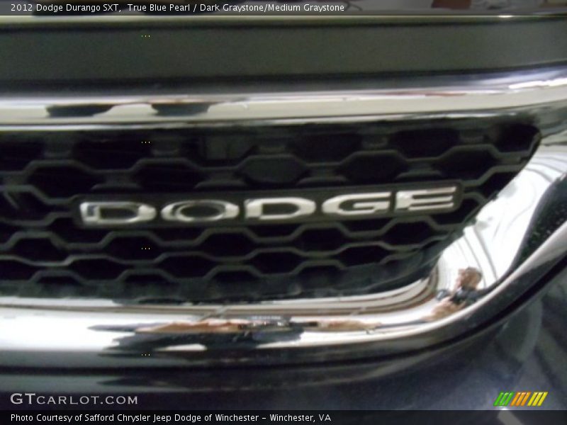 True Blue Pearl / Dark Graystone/Medium Graystone 2012 Dodge Durango SXT