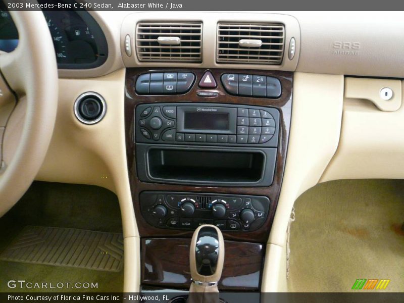 Alabaster White / Java 2003 Mercedes-Benz C 240 Sedan