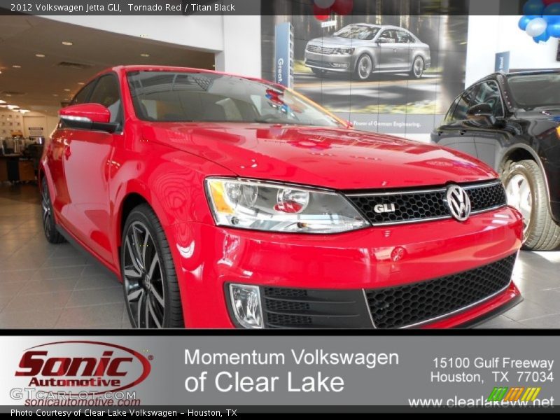 Tornado Red / Titan Black 2012 Volkswagen Jetta GLI