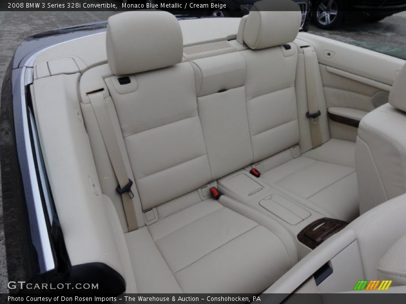 Rear Seat of 2008 3 Series 328i Convertible