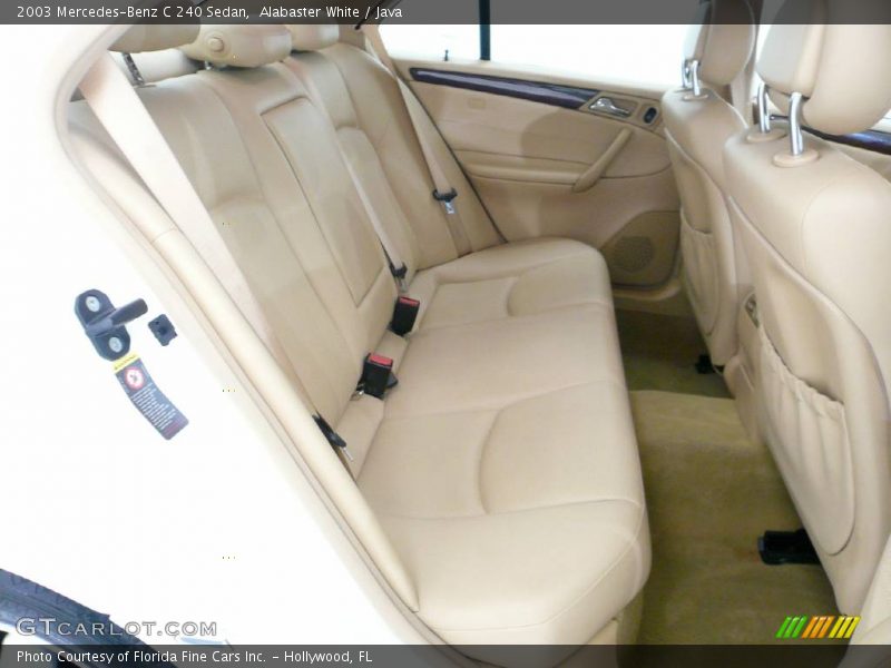 Alabaster White / Java 2003 Mercedes-Benz C 240 Sedan