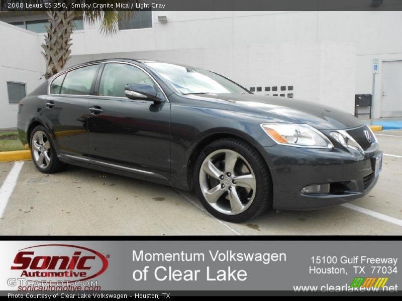 Smoky Granite Mica / Light Gray 2008 Lexus GS 350