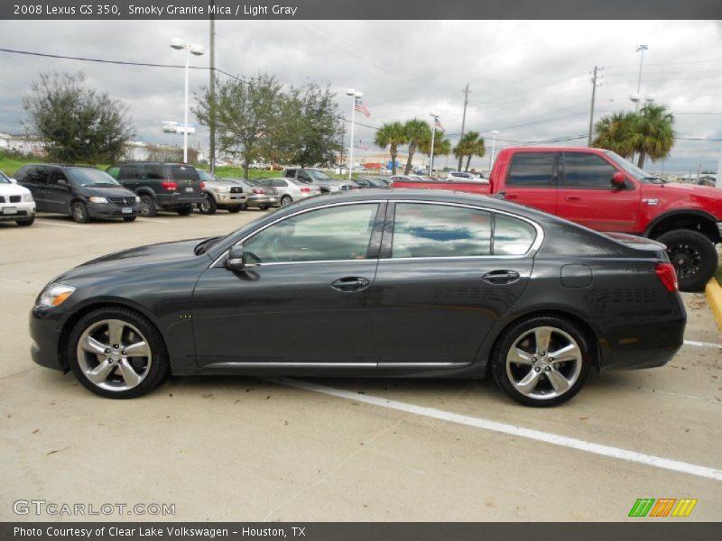 Smoky Granite Mica / Light Gray 2008 Lexus GS 350